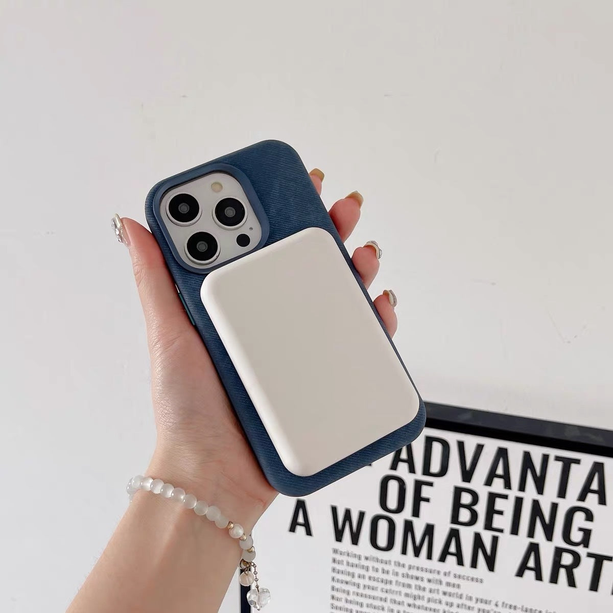 Tech&Guard Microfiber Magnetic Phone Case - Textured Leather Feel MagSafe Compatible