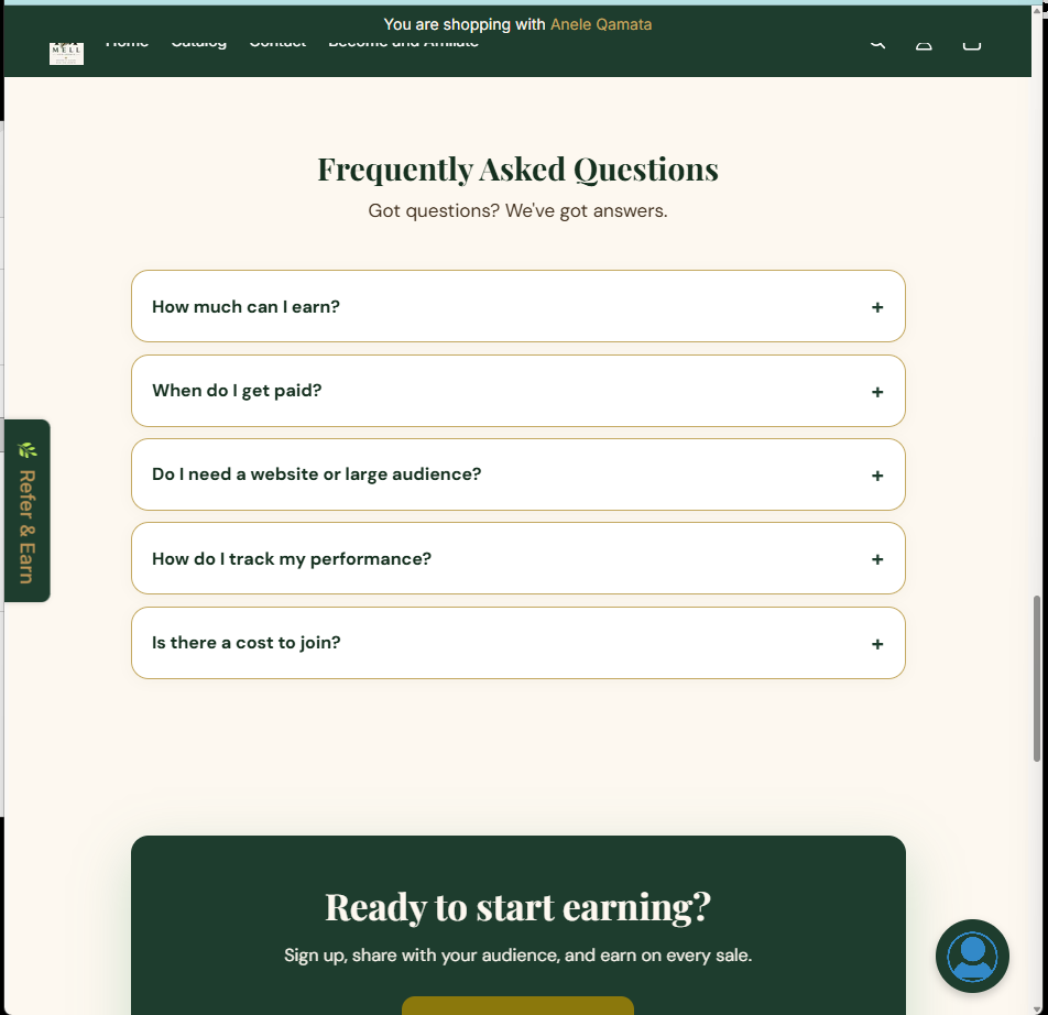 Shopify Affiliate Program Setup