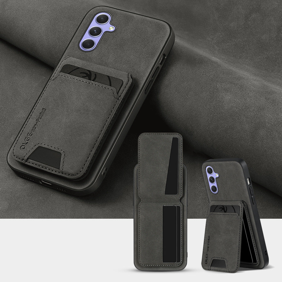 Tech&Guard Leather Phone Case for Samsung Galaxy A16