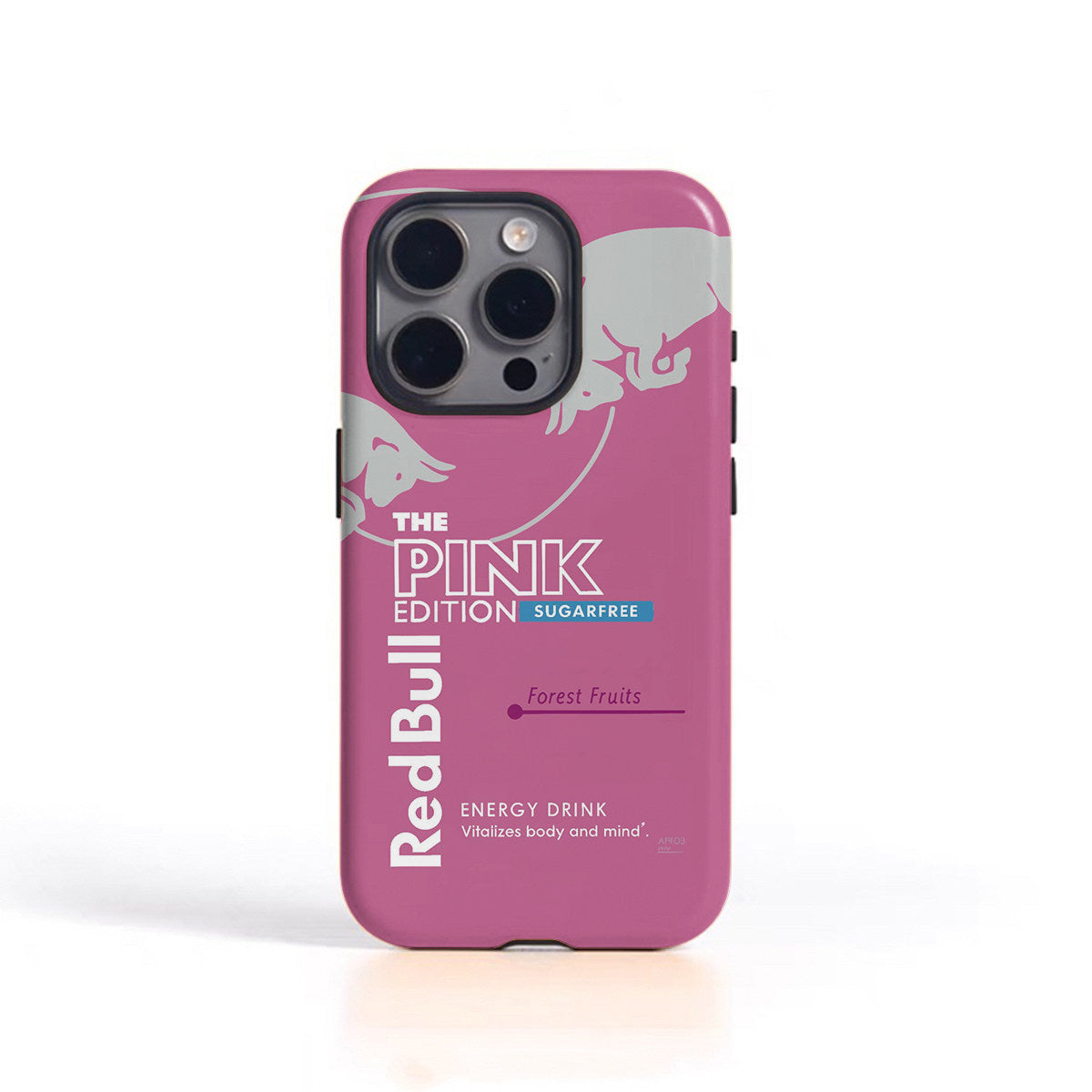 Tech&Guard Red Bull Print Phone Case for iPhone 15/16/17 Air