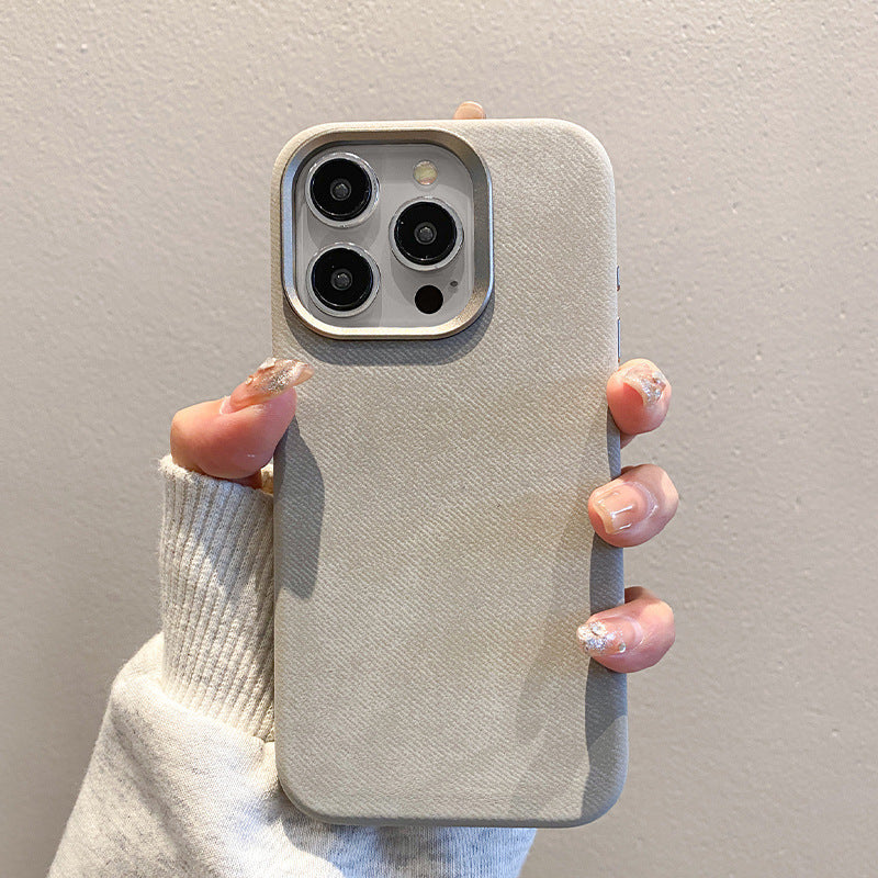 Tech&Guard Microfiber Magnetic Phone Case - Textured Leather Feel MagSafe Compatible