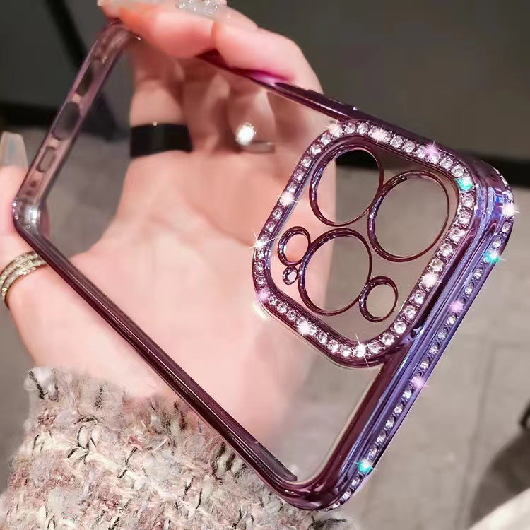 Tech&Guard Luxurious Rhinestone Phone Case for iPhone X/11/12/13/14