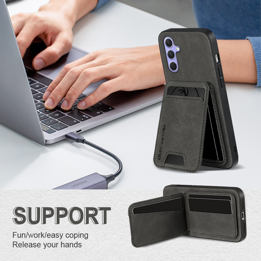 Tech&Guard Leather Phone Case for Samsung Galaxy A16