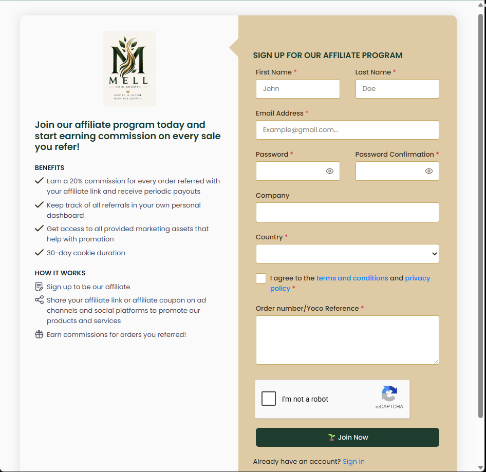 Shopify Affiliate Program Setup