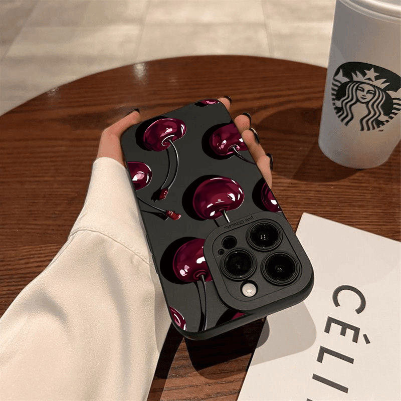 Tech&Guard Summer Cherry Phone Case - Cute Design for iPhone 11/12/13/14/15/16/17