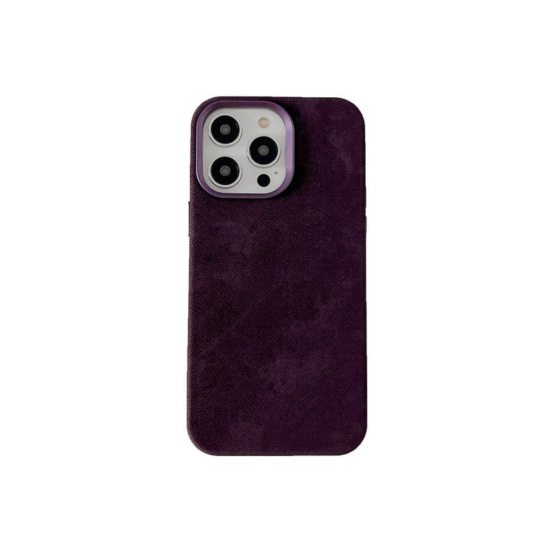 Tech&Guard Microfiber Magnetic Phone Case - Textured Leather Feel MagSafe Compatible