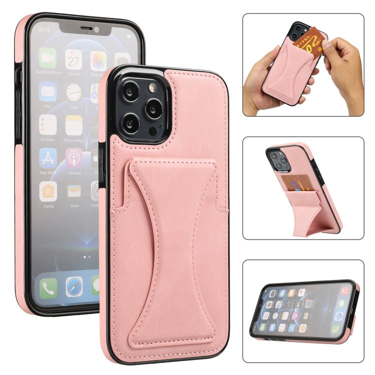 Tech&Guard Leather Wallet Case - Card Holder Kickstand for iPhone X/11/12/13