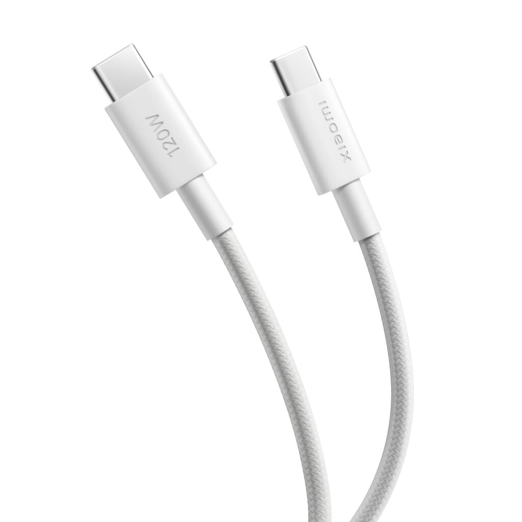 Xiaomi 6A Braided USB Type-C to USB Type-C Cable (1m) – White