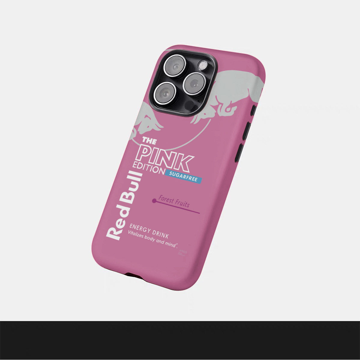 Tech&Guard Red Bull Print Phone Case for iPhone 15/16/17 Air