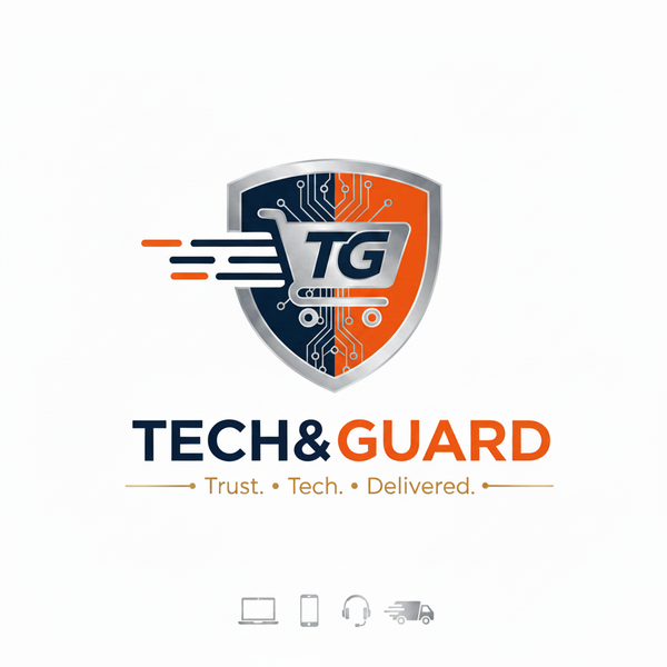 Tech & Guard Logo - Silver Premium